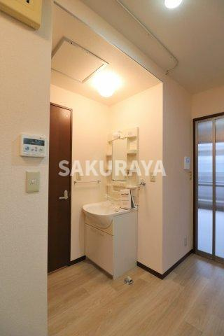 フォレスト田中の洗面所|2022年撮影。現況と異なる場合がございます。