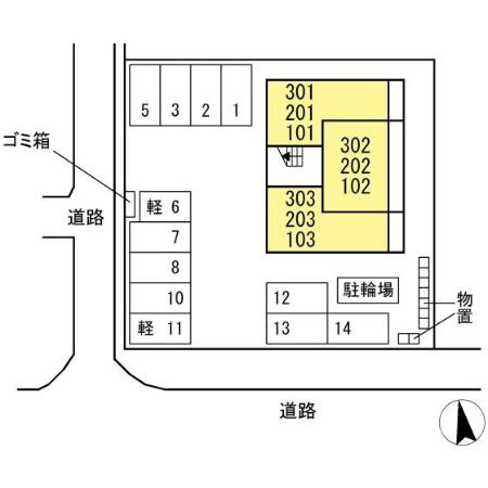 エムグランデの区画図