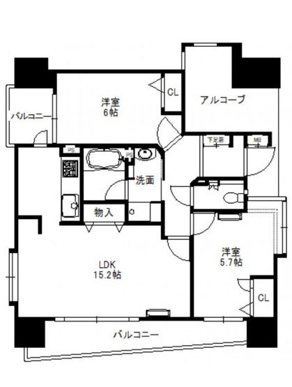 【間取り】 | アンピール天神東