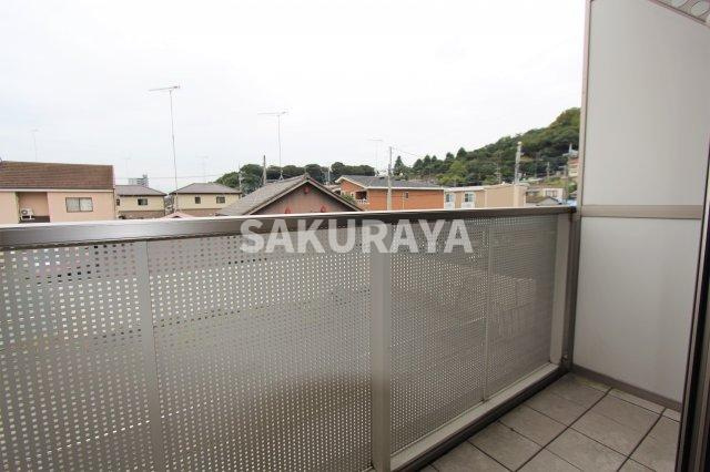 ボーセゾンのバルコニー|現況と異なる場合がございます。