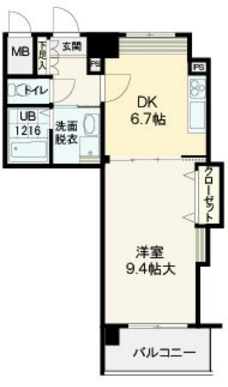 【間取り】 | ビバーチェ鷺洲