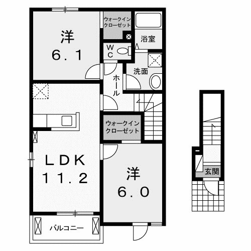 【間取り】 | アイリー　Ｂ | アイリー　Ｂ