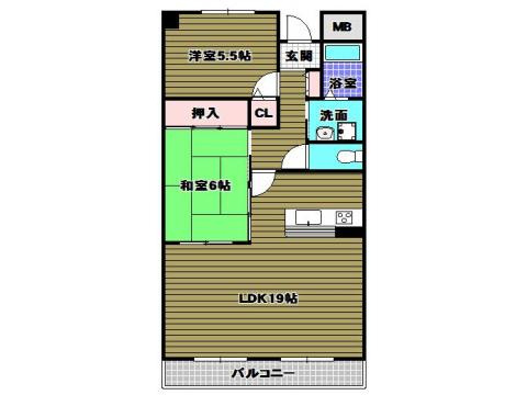 ブエナビスタ和泉中央の間取り