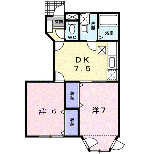 エントピア名和の間取り