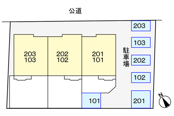 エントピア名和の区画図