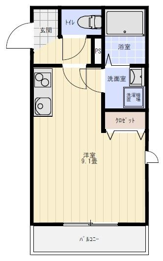 Ｓｏｕ．ｌｅａｆ（サウスリーフ）久留米大前【キャッシュバック対象物件】の間取り