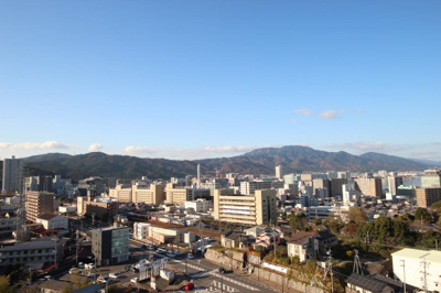 【展望】 | シャリエ大津レイクヴィスタ | 通路側の琵琶湖の眺望