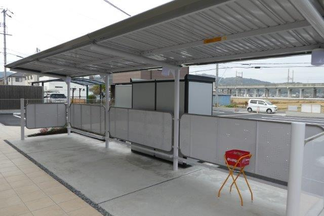 倉敷市上東のアパートのその他共用部分|駐輪場