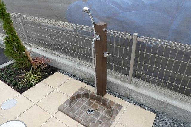 倉敷市上東のアパートのその他共用部分|ペット足洗い場