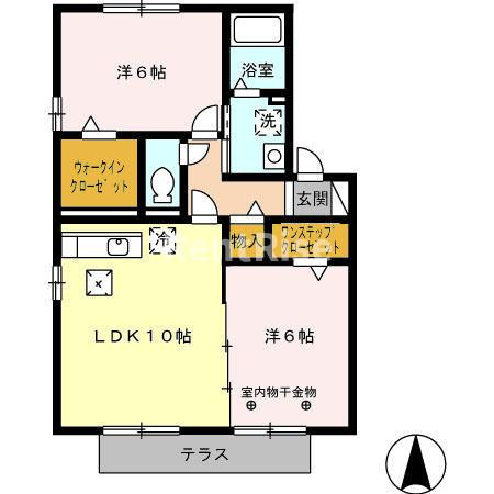 アプローズ Ｂ棟の間取り