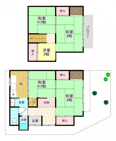 【間取り】 | 東山区今熊野南日吉町
