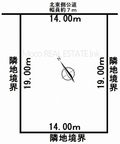 【土地図】 | 北見市川東340番土地