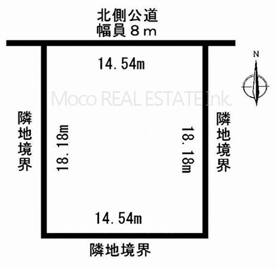 【土地図】 | 北見市東陵町189番土地