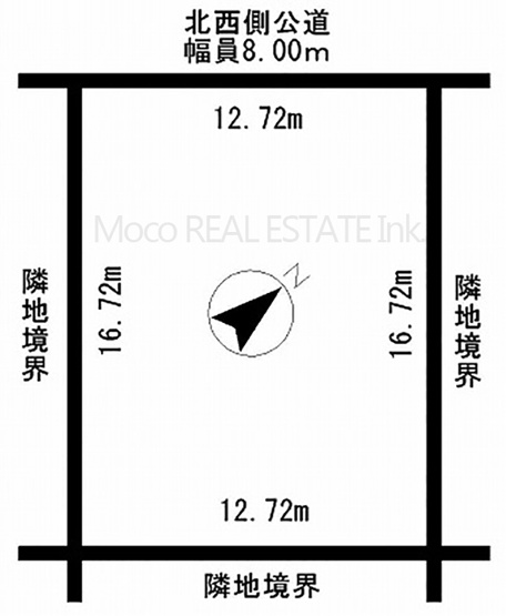 【土地図】 | 北見市小泉675番44土地