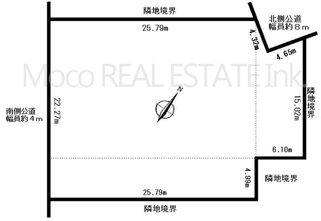 【土地図】 | 斜里郡斜里町港西町10番土地