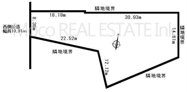【土地図】 | 網走市大曲2丁目土地