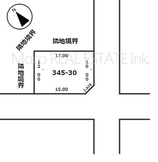 【土地図】 | 白老郡白老町字北吉原土地