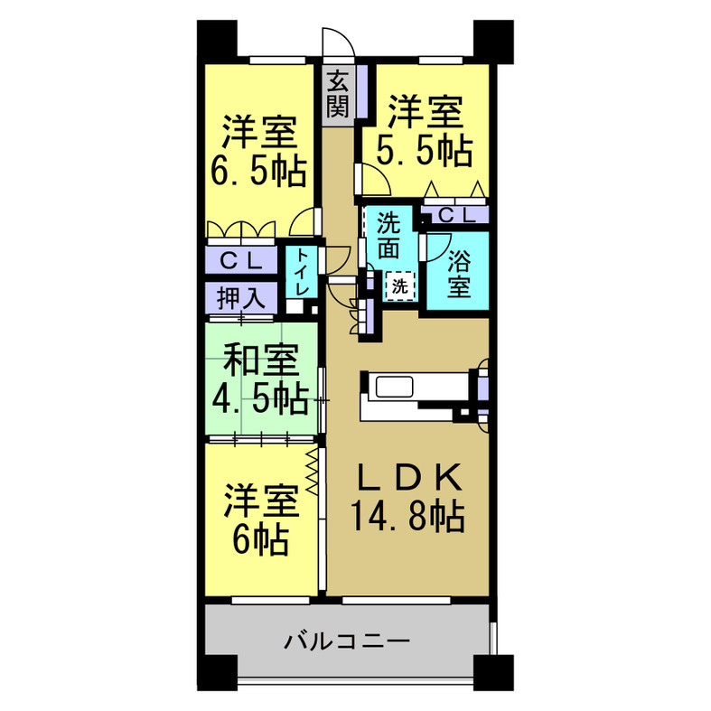 ファミリアーレ知多半田の間取り