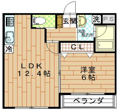 Shining壬生離宮（シャイニング壬生離宮）の間取り|広々テラスタイプ