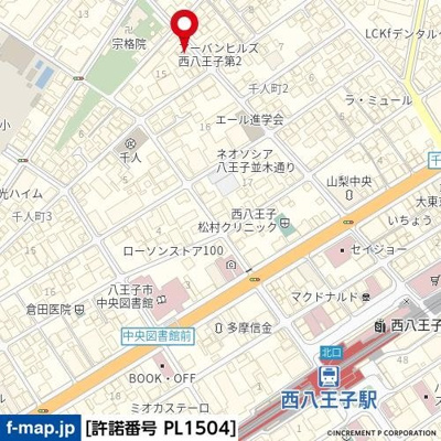 【地図】 | アーバンヒルズ西八王子第２