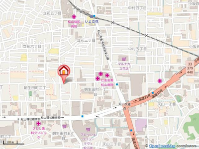 【地図】 | ハイツ南松山