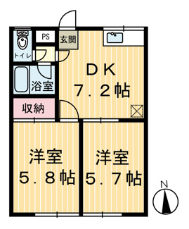 【間取り】 | ライブハウスⅠ B