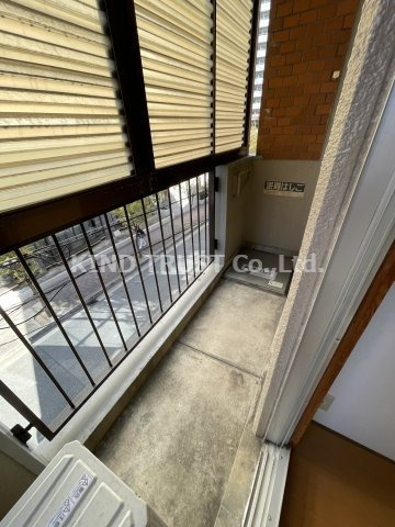 内海マンションのバルコニー