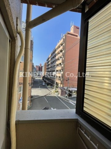 内海マンションのバルコニー