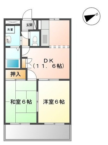 グリーンヒル壱番館の間取り