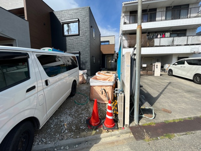 【駐車場】 | 瑞穂区井の元町　全2棟　1号棟＜仲介手数料無料＞中根小・萩山中　新築一戸建て | 2/16撮影
住宅ローンアドバイザーの村田です。住宅ローン審査が通らなかった方、あきらめる前にご相談ください。