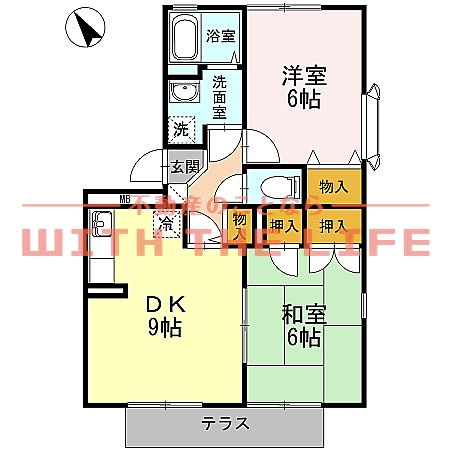 ニューライフつぶく【キャッシュバック対象物件】の間取り
