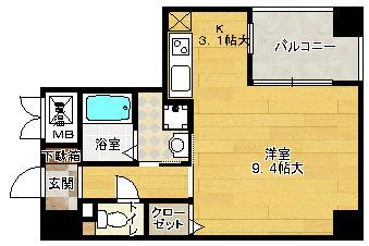 【間取り】 | エスタブレ南森町