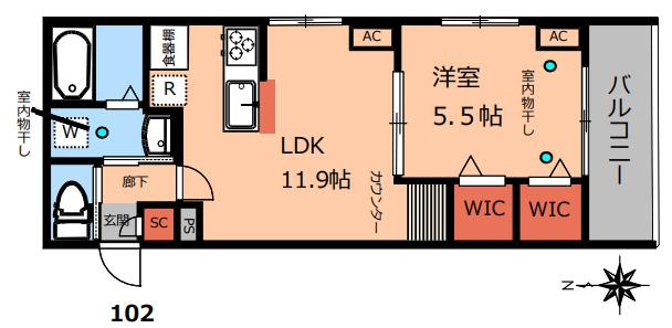 【間取り】 | メゾン美鈴
