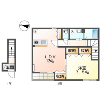 【間取り】 | メルベール・クレシア