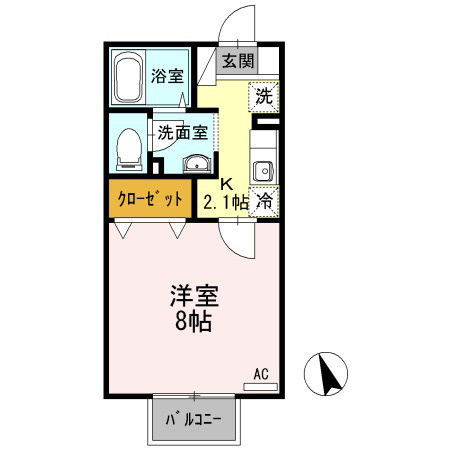 【間取り】 | ル・ソレイユⅡ号館