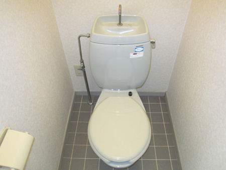 岸和田市畑町のハイツのトイレ|落ち着いた色調のトイレです