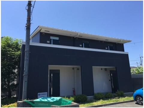 和泉市繁和町のハイツのエントランス