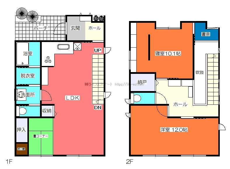 【No.5622】奥谷/3LDK/未入居/モデルハウスの間取り