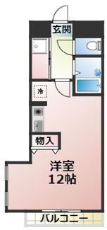 【間取り】 | エリーフラッツ西ノ京