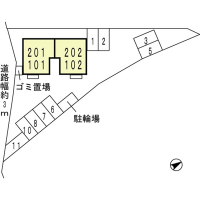 【区画図】 | ウエストリヴァーⅡ