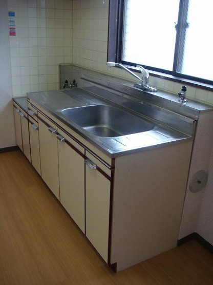 【キッチン】 | マンションブルーバード | シンクが広々