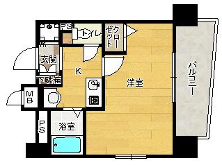 【間取り】 | エスリード東梅田