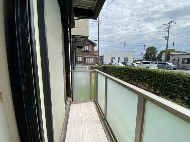 シティセンターハイツA棟のバルコニー