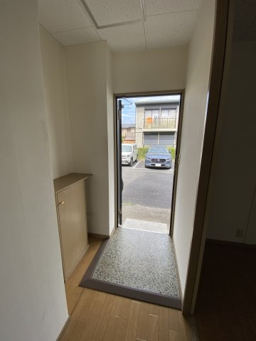 シティセンターハイツA棟の玄関