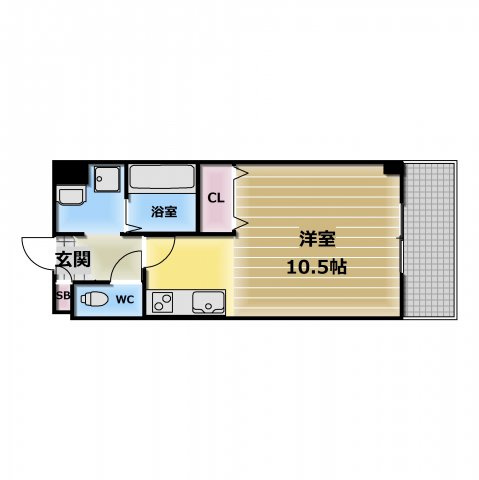 【間取り】 | メルベーユ高井田