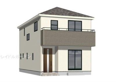 【外観パース】 | 郡元町　新築戸建　2-2