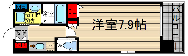 LIVIAZ NANBA　RENOMの間取り|現状有姿