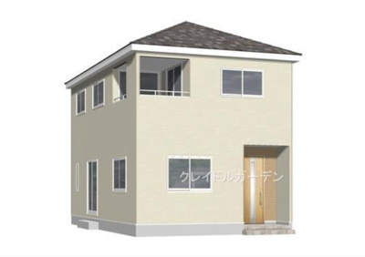 【外観パース】 | 郡元町　新築戸建　2-4