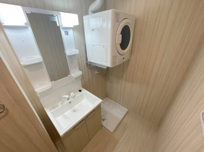 【洗面所】 | ヒルトップフローラ | ※退去前の為、新築時の写真になっております。