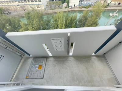 【バルコニー】 | ヒルトップフローラ | ※退去前の為、新築時の写真になっております。